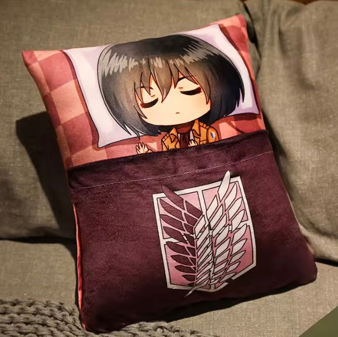 Attack on Titan 'Tucked in' pillow