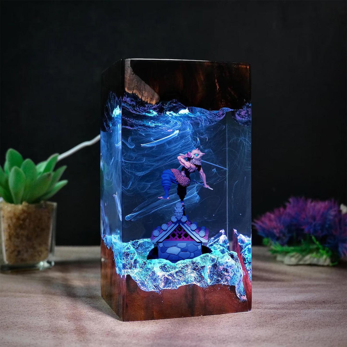 Inosuke Demon Slayer Resin Lamp