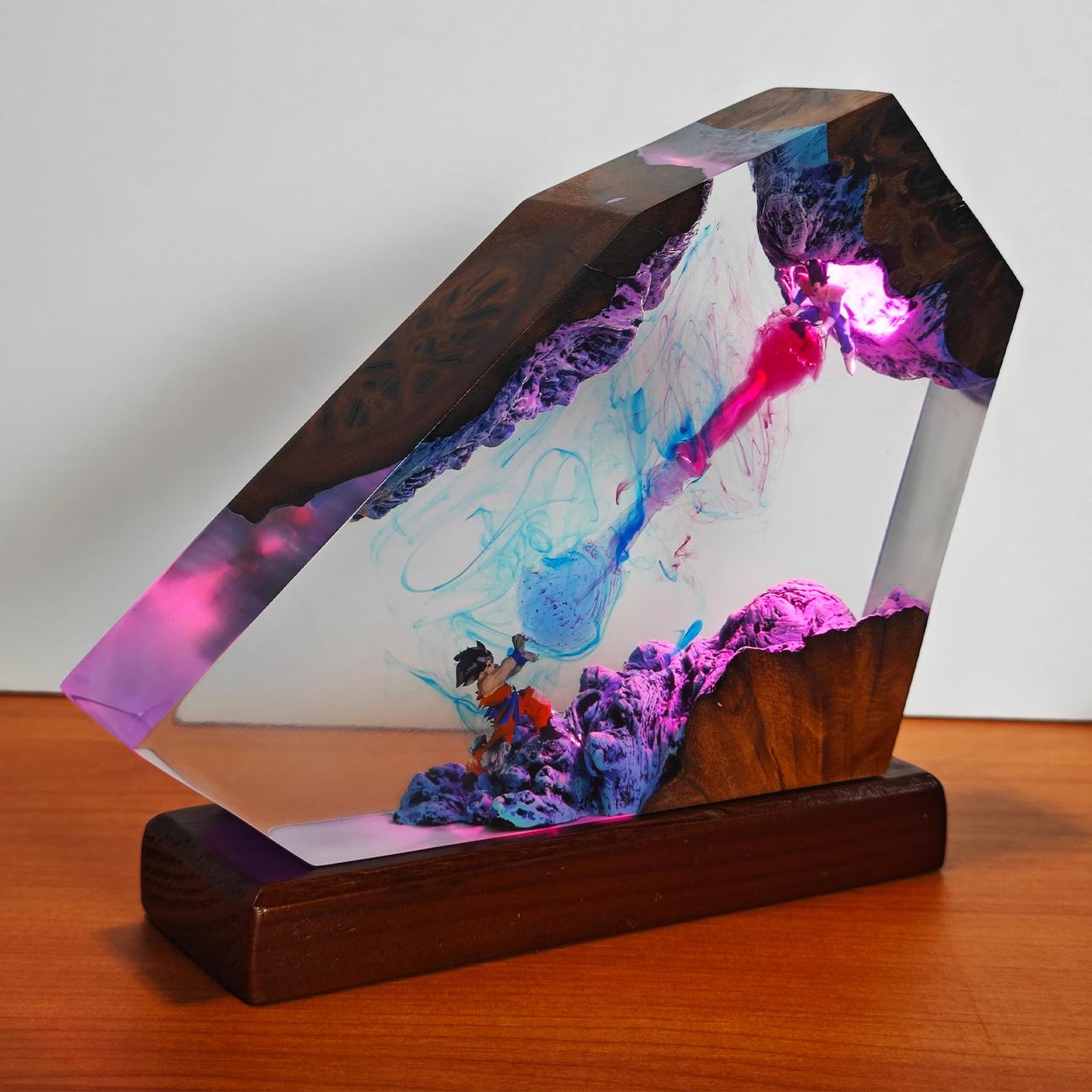 Goku vs Vegeta Resin Lamp