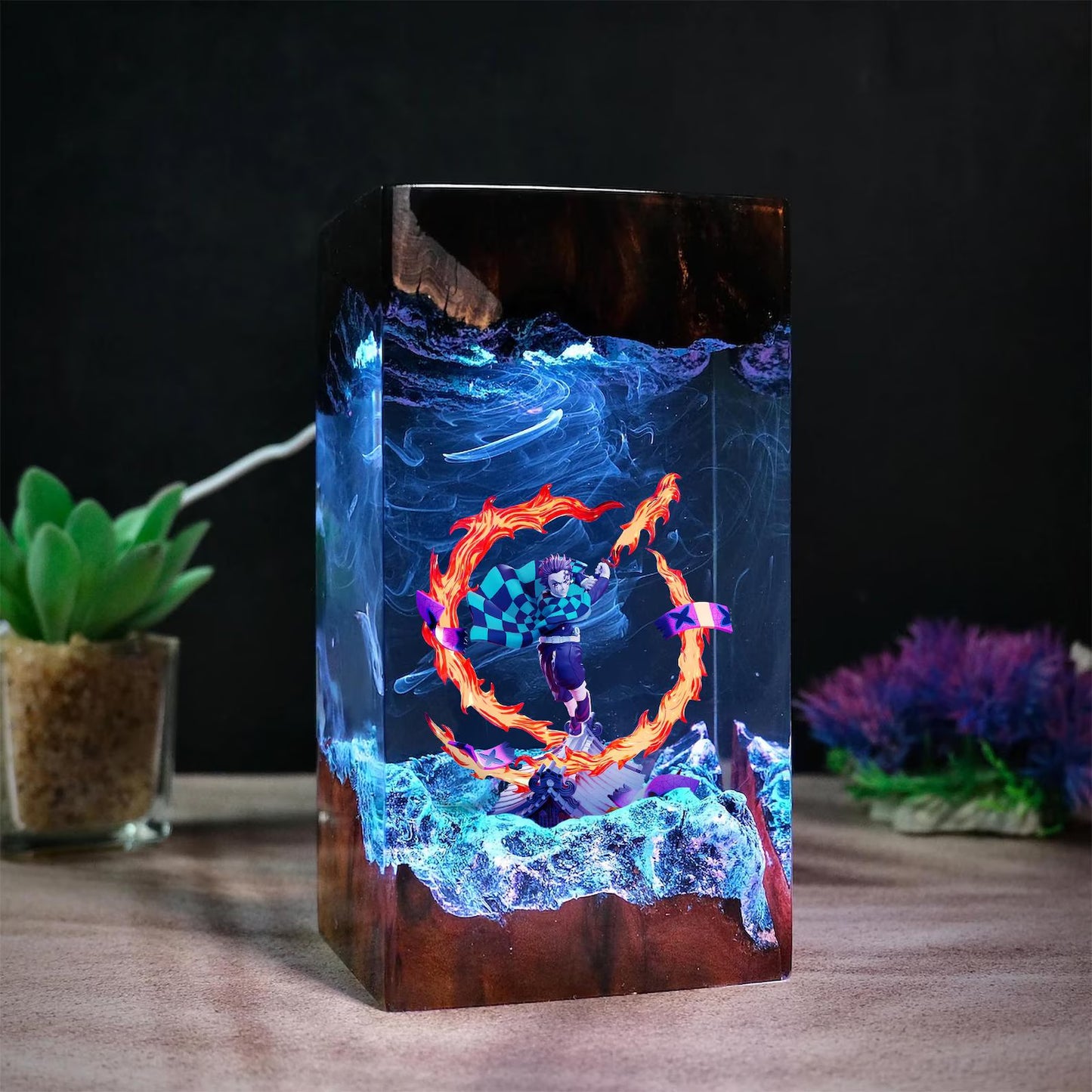 Demon Slayer Resin Lamp
