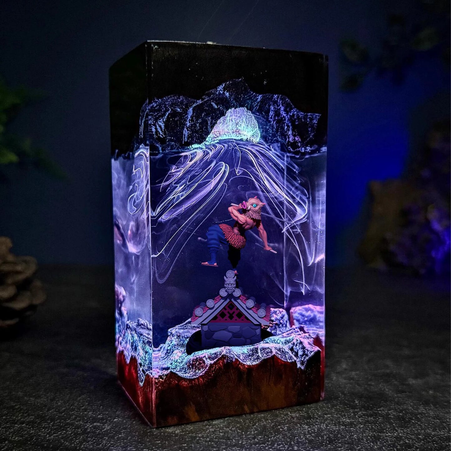Inosuke Demon Slayer Resin Lamp