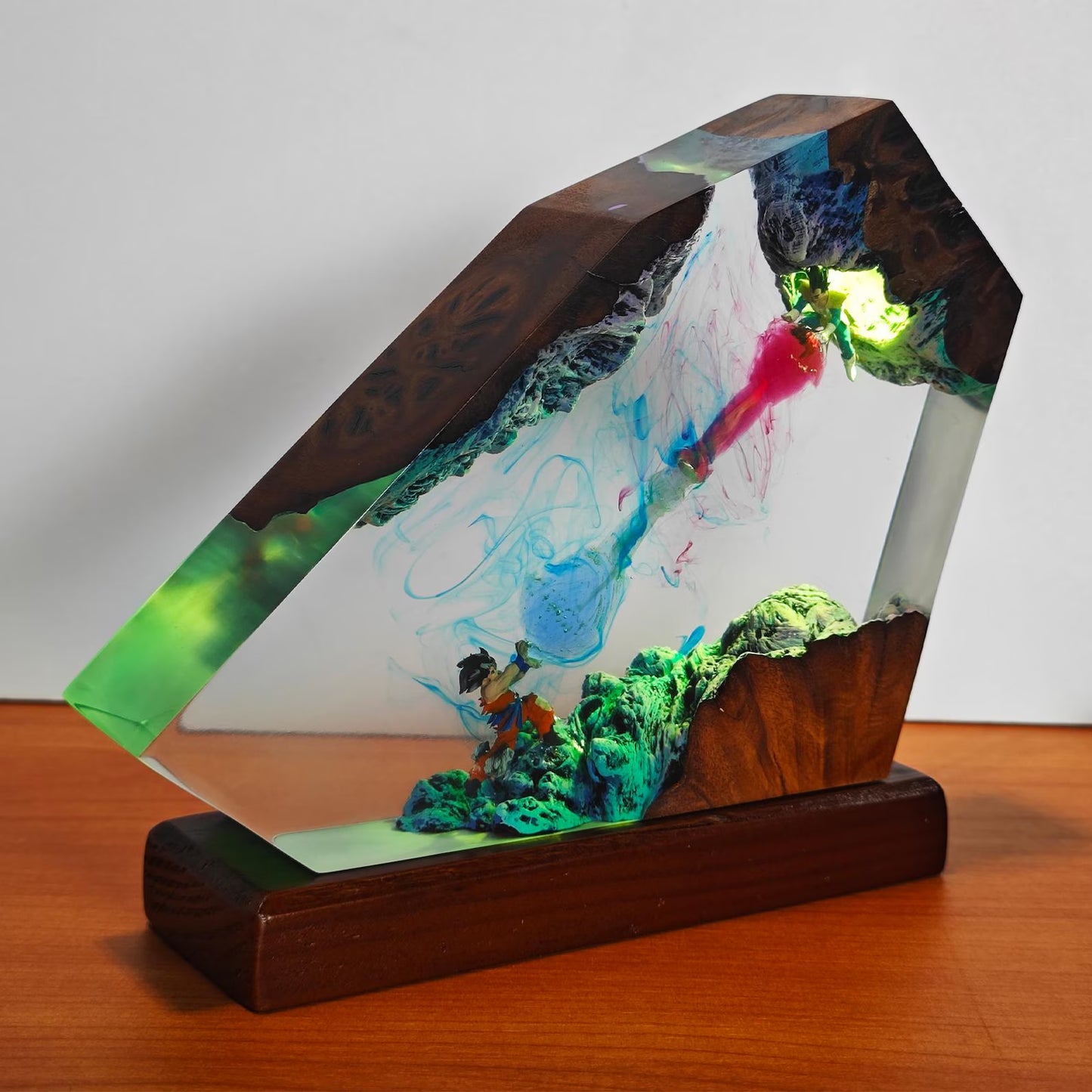 Goku vs Vegeta Resin Lamp