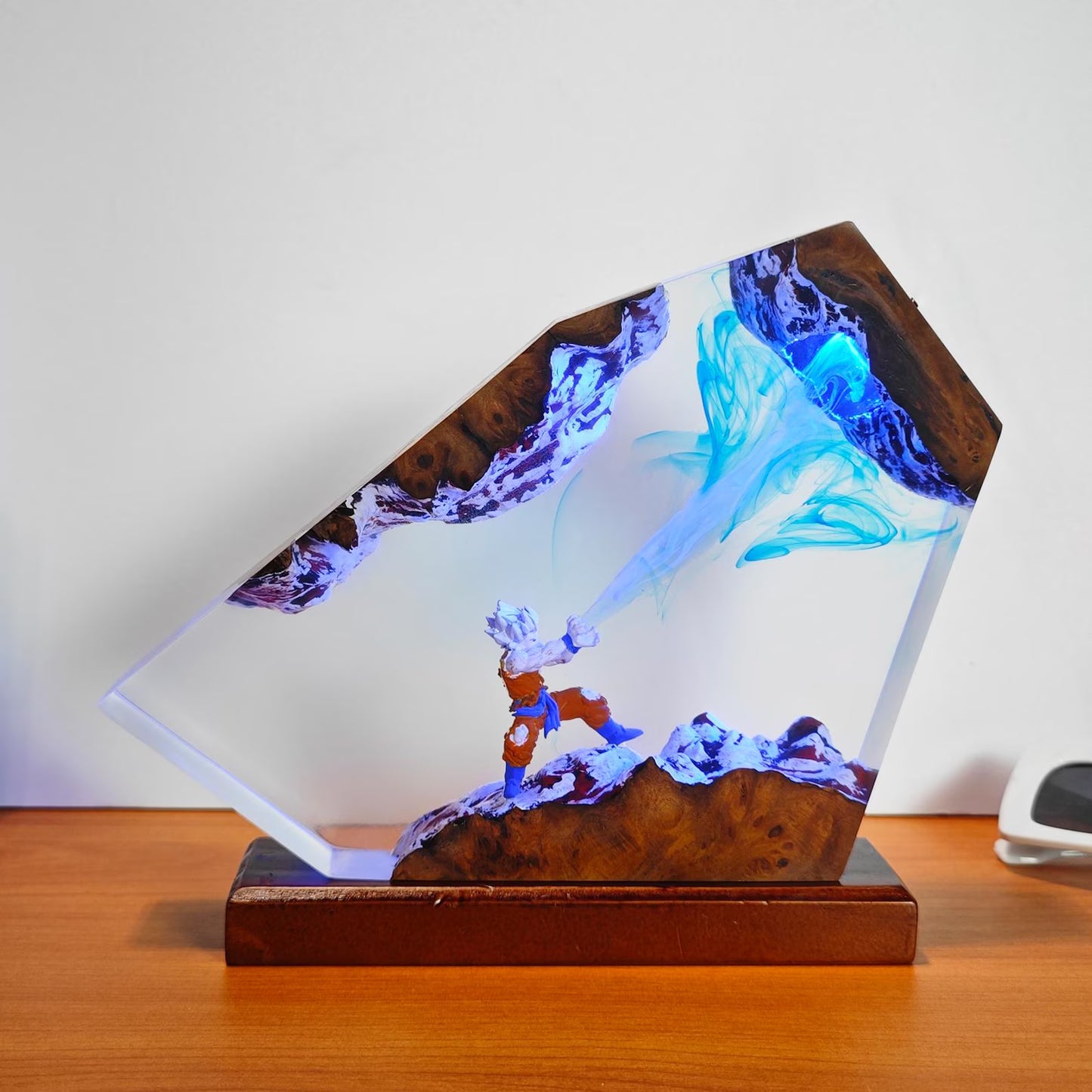 Goku Kamehameha Resin Lamp