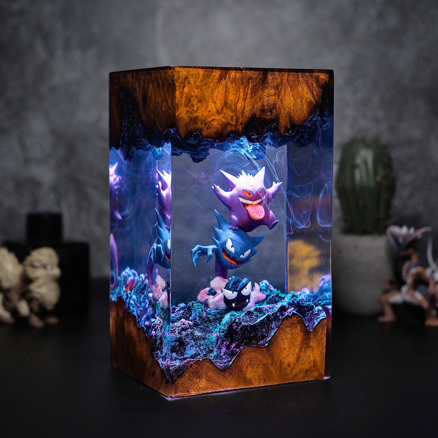 Gengar Pokemon Resin Lamp