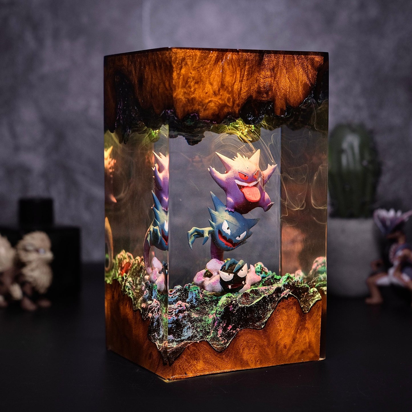 Gengar Pokemon Resin Lamp