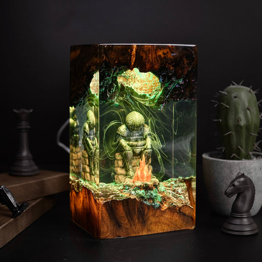 Onion Knight Resin lamp