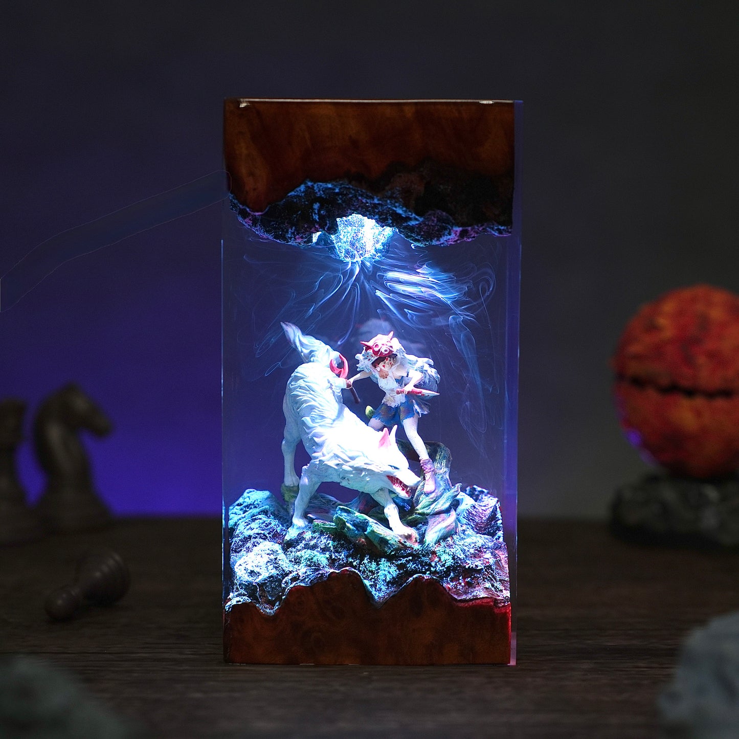 Mononoke Hime Resin lamp