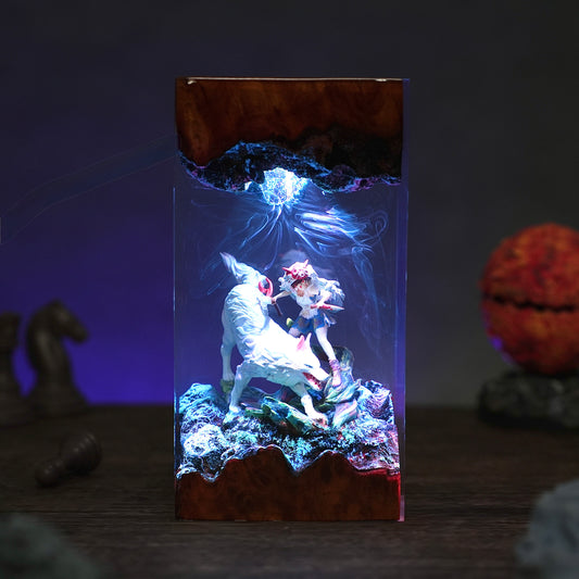 Mononoke Hime Resin lamp