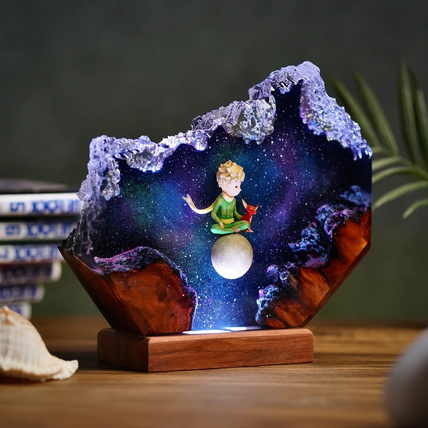 Le Petit Prince & The Fox Resin lamp