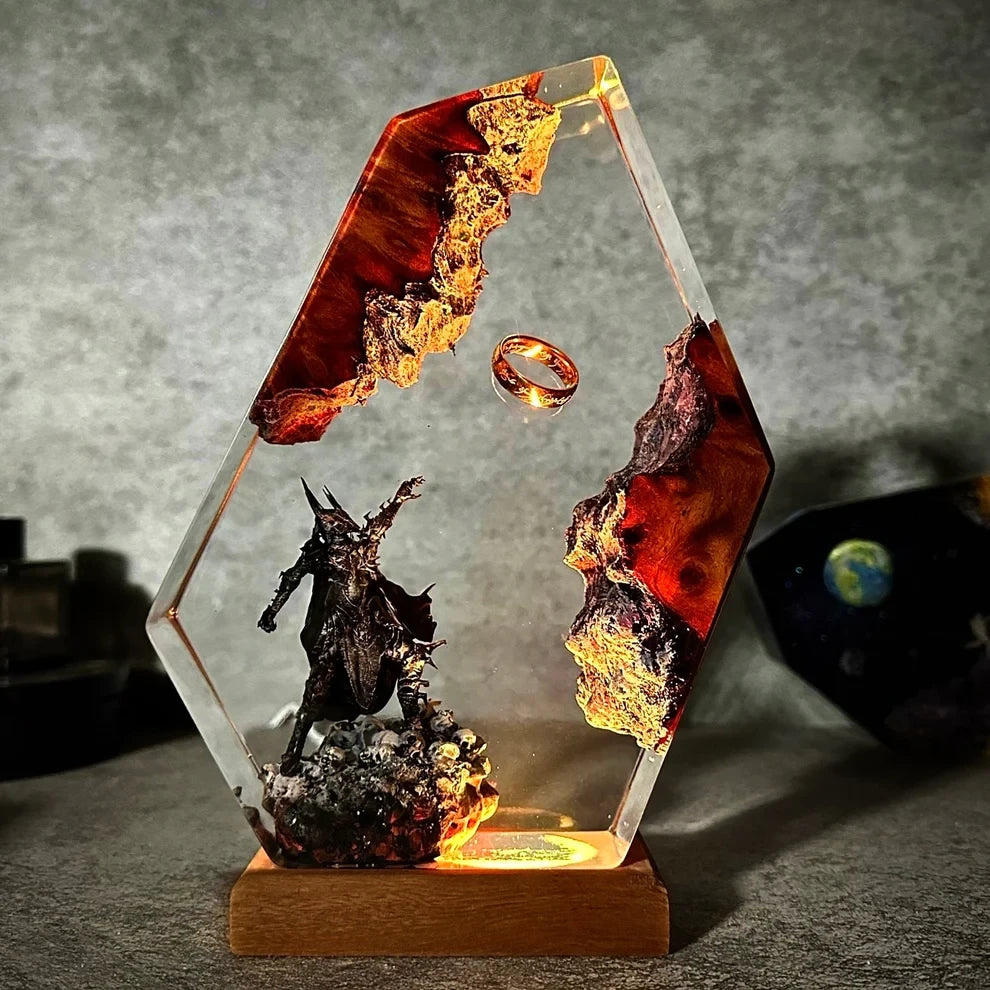 Lord of the rings Resin lamp