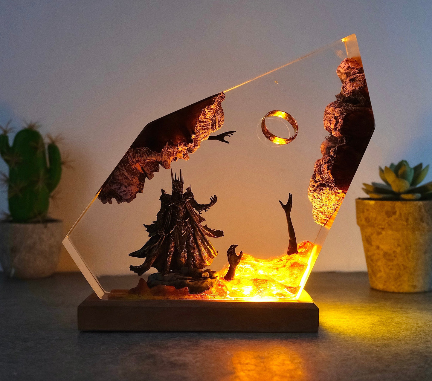 Sauron Dark Lord, Lord of the rings Resin lamp