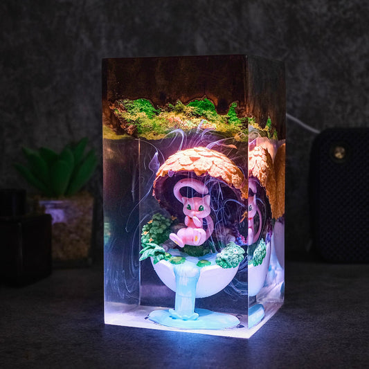 Mew Resin lamp