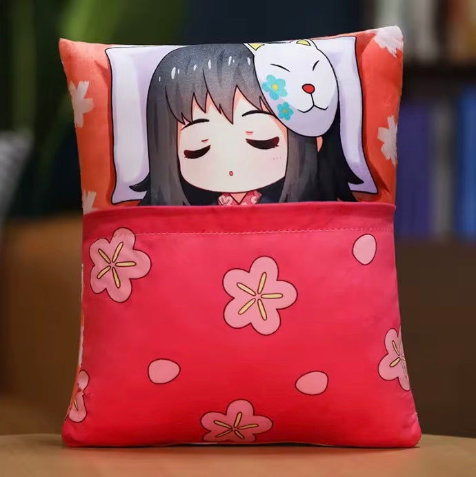 Demon Slayer 'Tucked in' pillow