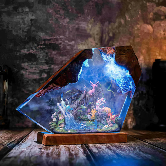 Eevee Evolutions Resin Lamp