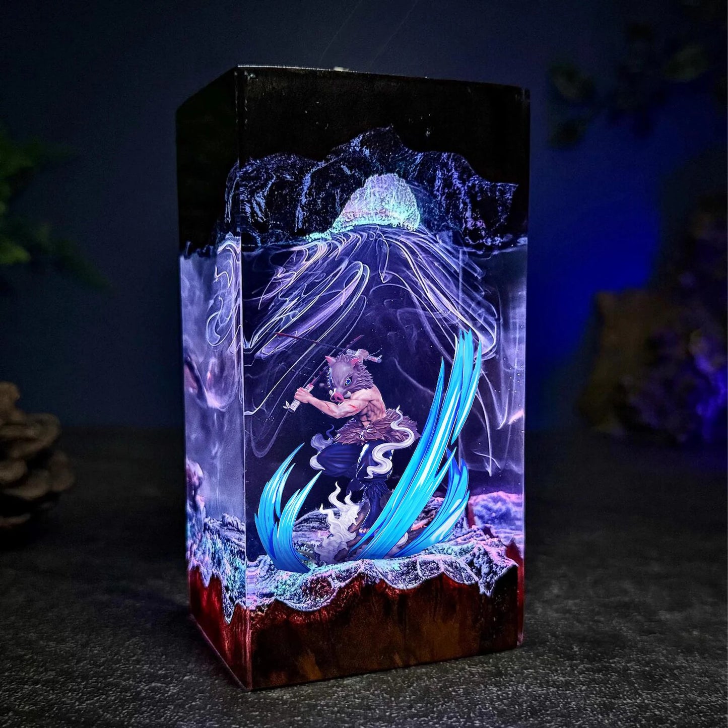 Demon Slayer Resin Lamp
