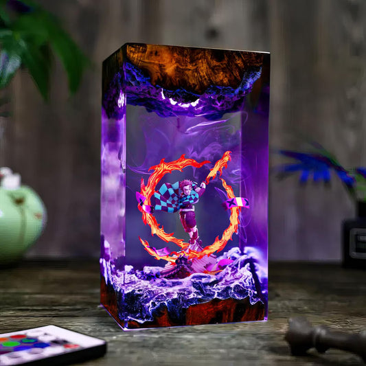 Demon Slayer Resin Lamp