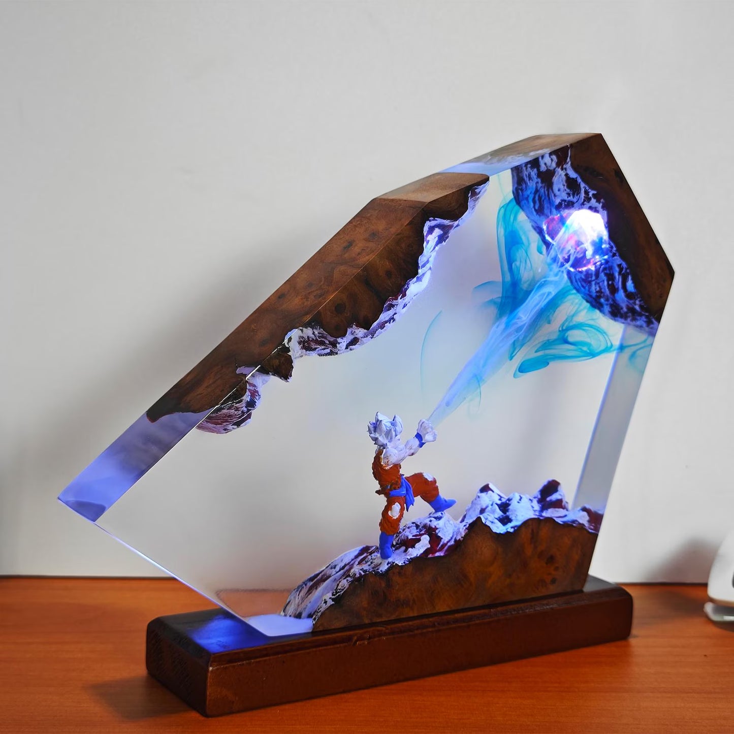 Goku Kamehameha Resin Lamp